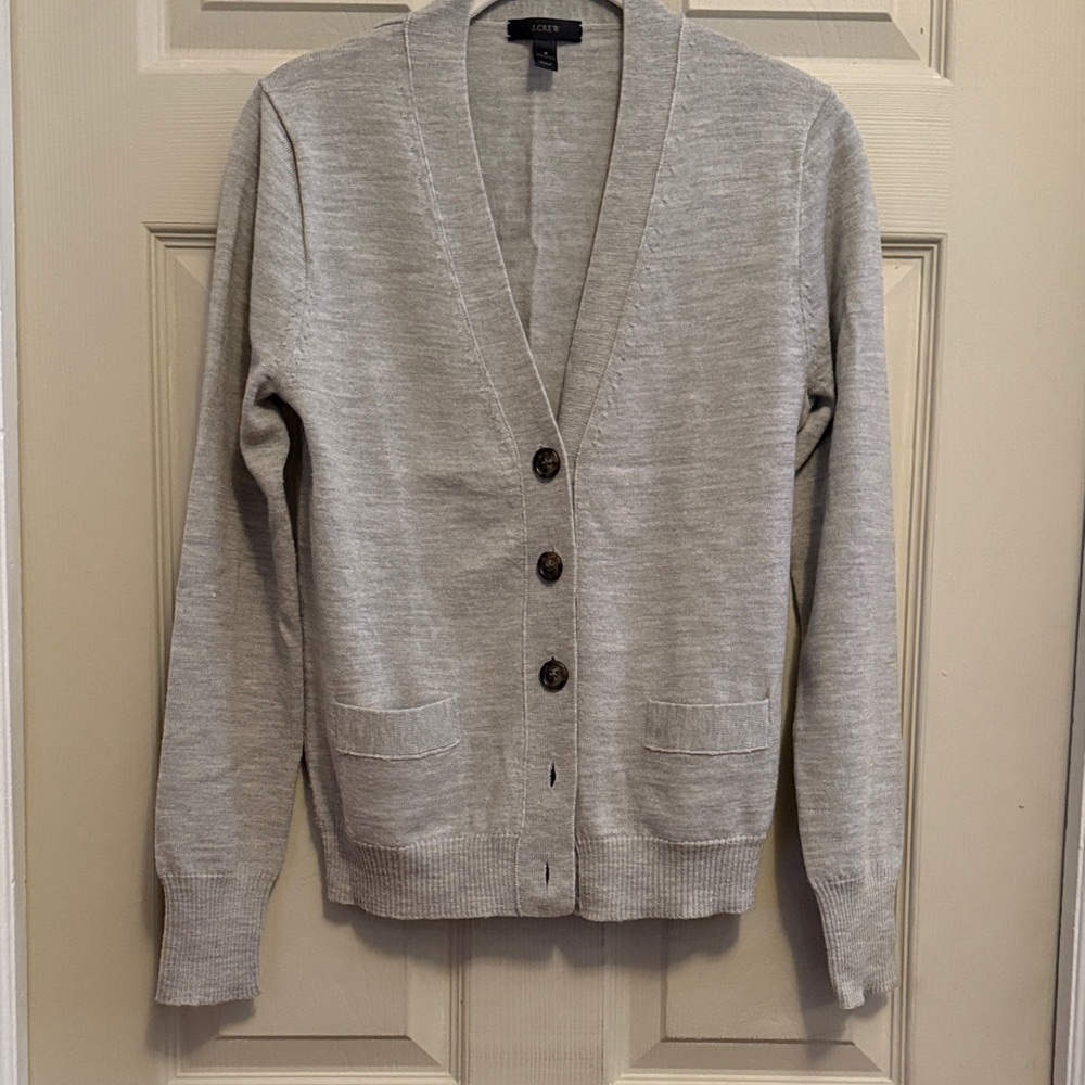 J. Crew Gray Knit Sweater